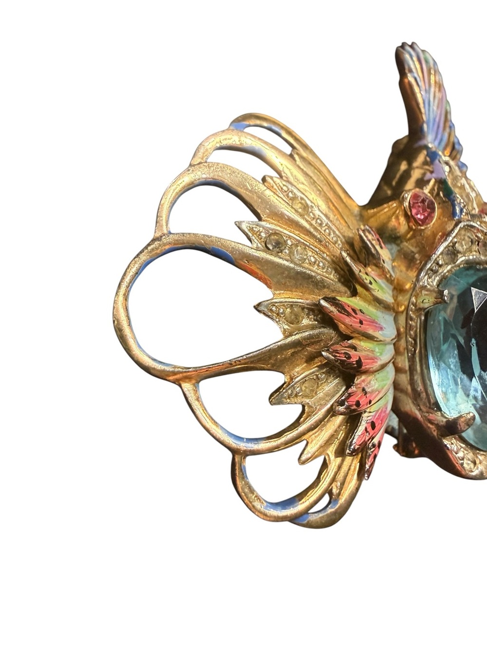 Vintage 1944 Coro Craft Sterling Rock Fish Brooch – Adolph Katz Signed Figural - Picture 11 of 14